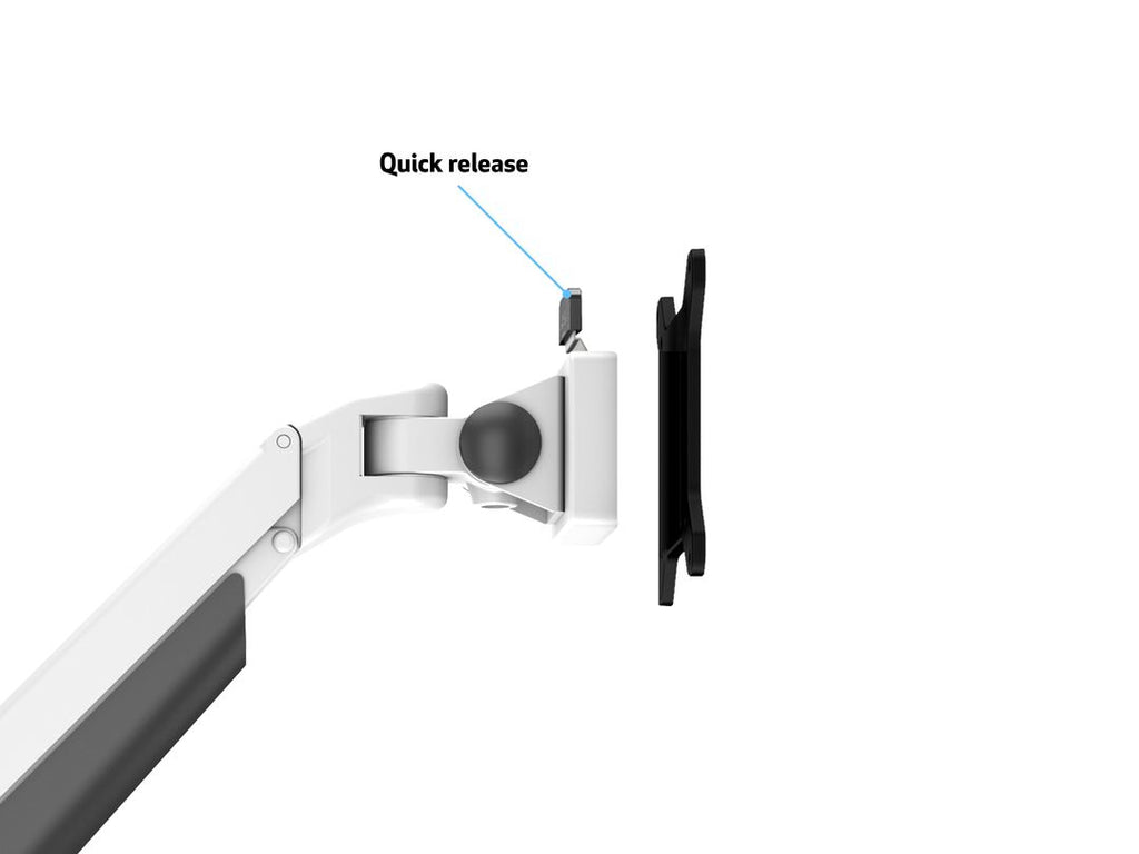 Multibrackets 7150 Support d'Écran Plat pour Bureau jusqu'à 32 pouces, Blanc