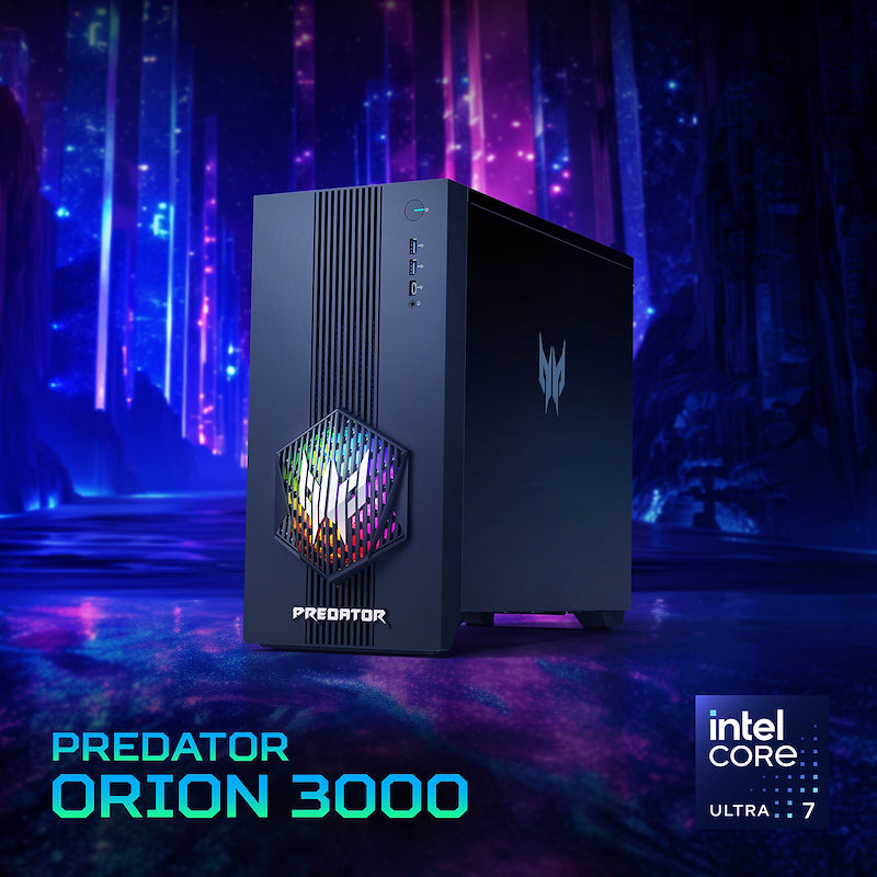 Acer Predator PO3-665_H810 PC Bureau Gaming, Intel Core Ultra 7 265F, 32 Go DDR5, 1 To SSD, NVIDIA GeForce RTX 5070, Win