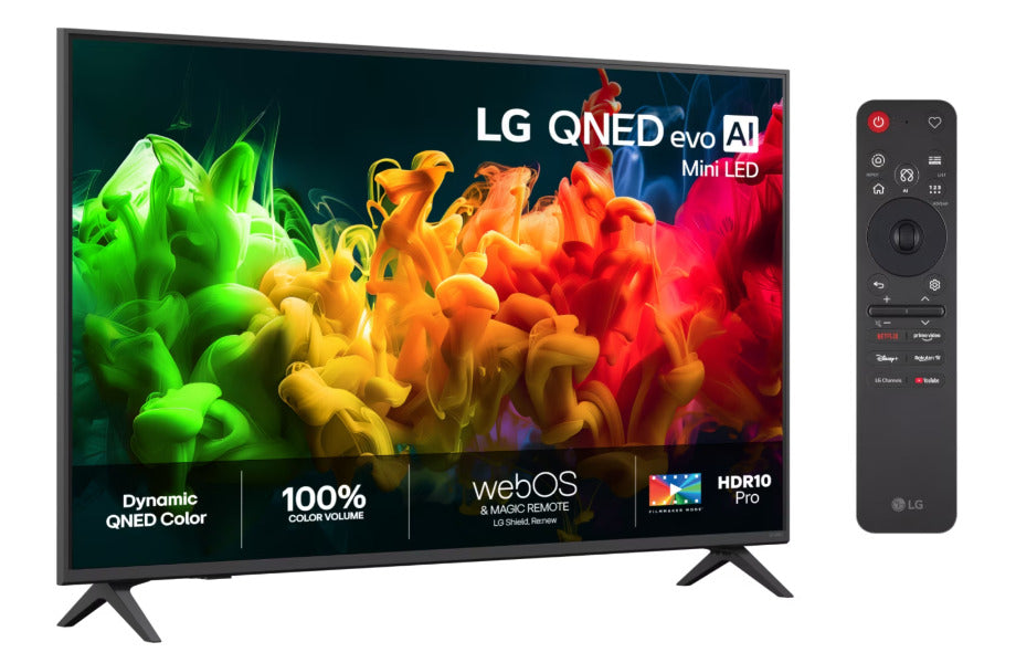 LG QNED evo AI MiniLED QNED80 139,7 cm (55") 4K Ultra HD Smart TV Wifi Noir