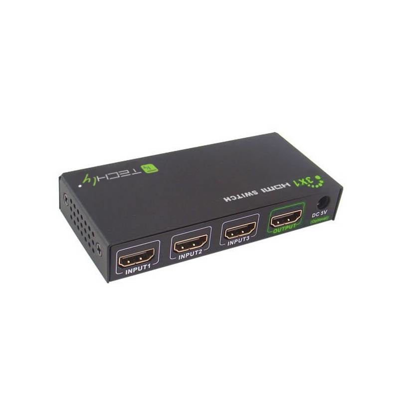 Répartiteur Vidéo HDMI 4K IDATA-HDMI-4K31, Noir