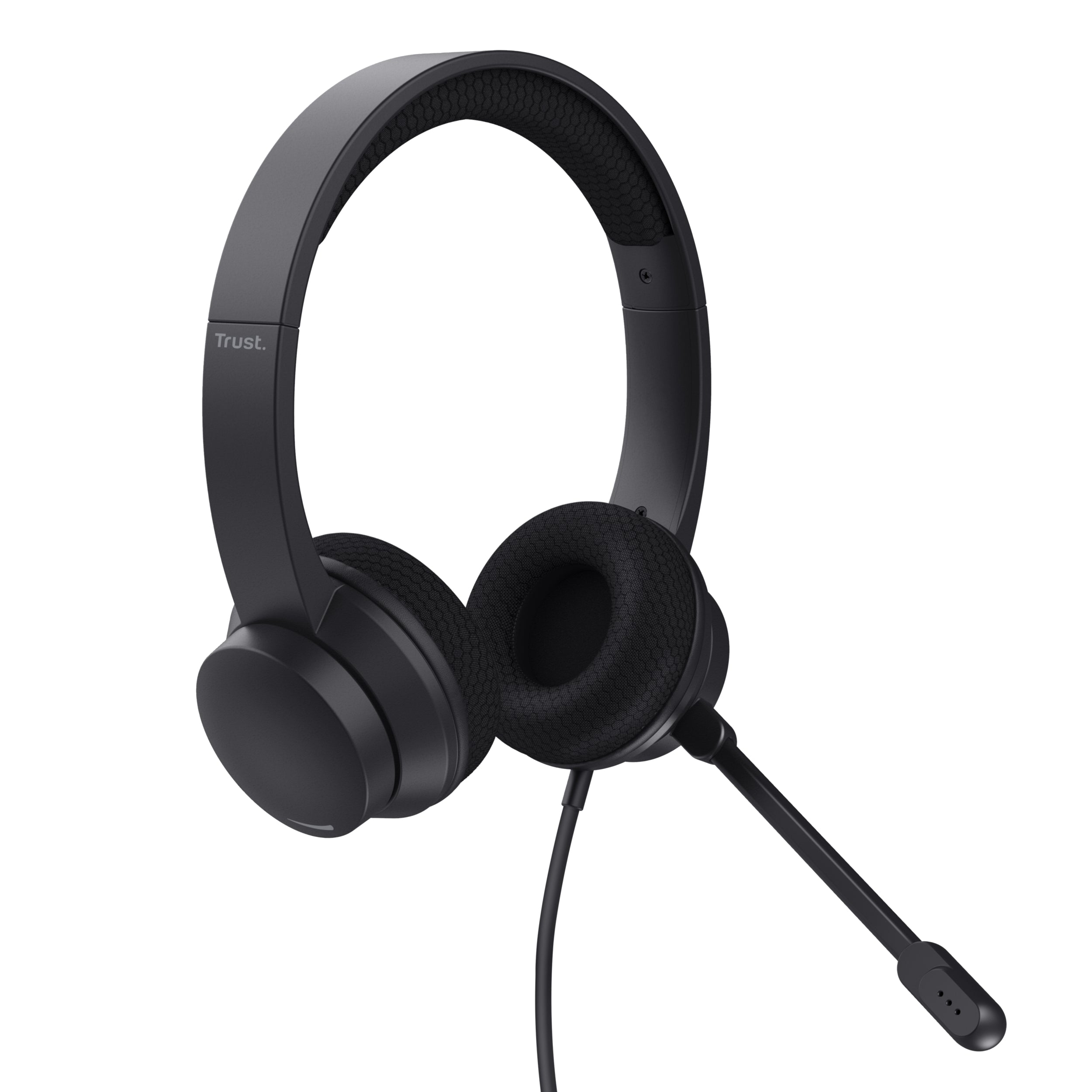 Trust HS-260 Casque Avec fil Minerve Bureau/Centre d'appels USB Type-A Noir