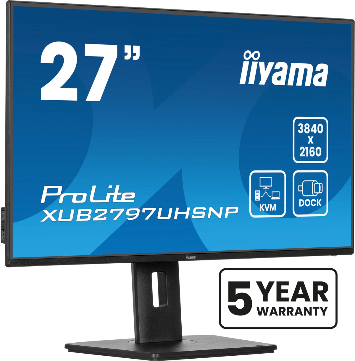 iiyama ProLite XUB2797UHSNP-B1 Écran PC 27" 4K Ultra HD LED Noir