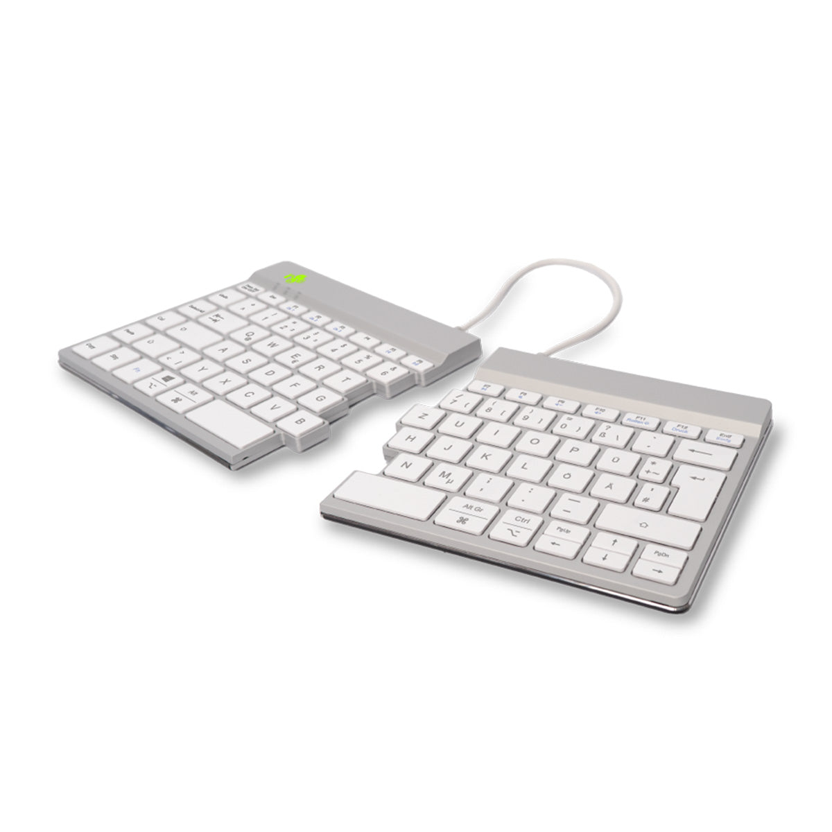 R-Go Tools Clavier ergonomique R-Go Split Break avec logiciel de pause, clavier ergonomique divisé, QWERTZ (DE), bluetoo