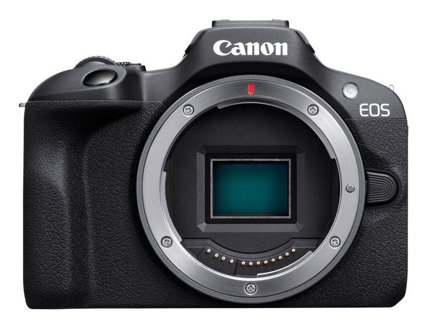 Canon EOS R100 avec Objectifs RF-S 18-45mm F4.5-6.3 IS STM et RF 75-300mm F4-5.6, MILC 24,1 MP CMOS, Noir