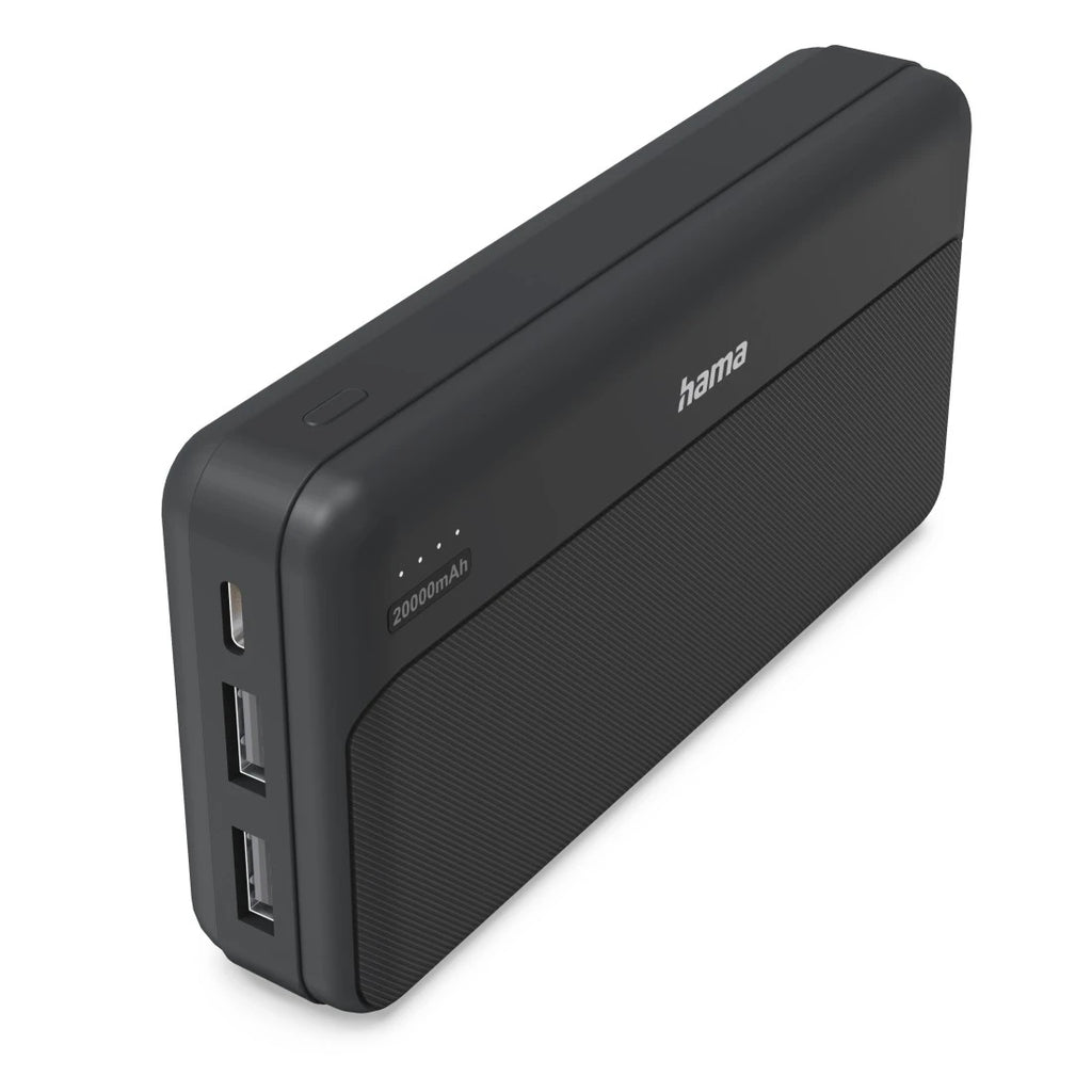 Hama Pocket 20 Lithium Polymère (LiPo) 20000 mAh Anthracite