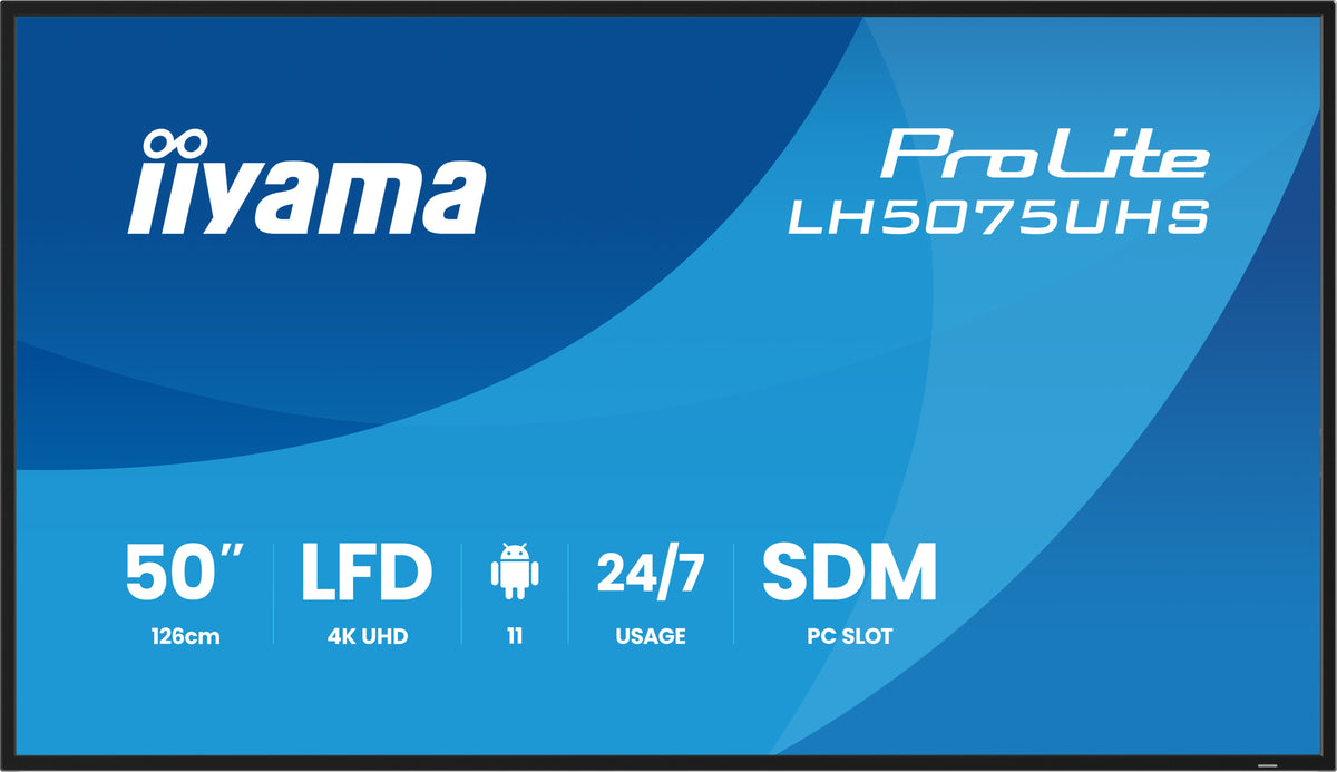 iiyama ProLite LH5075UHS-B2AG 50 4K UHD (2160p)