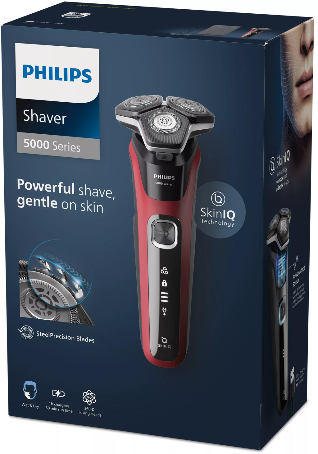 Philips SHAVER Series 5000 S5883/10 Barbermaskine Sort - vue 3