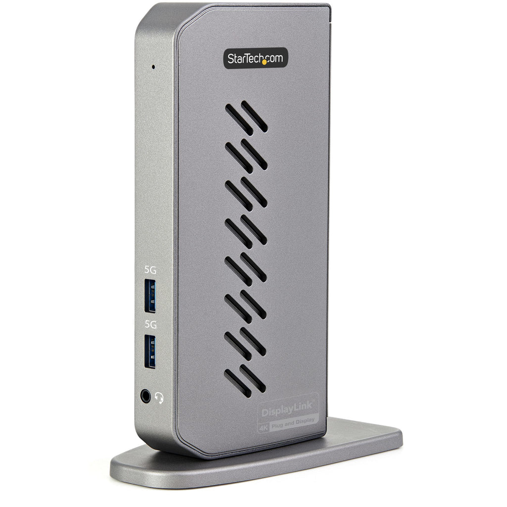 StarTech.com Station d'Accueil Hybride USB-C et USB-A, Double Écran 4K 60Hz HDMI/DisplayPort, 6x USB-A, GbE, USB 3.1 Gen