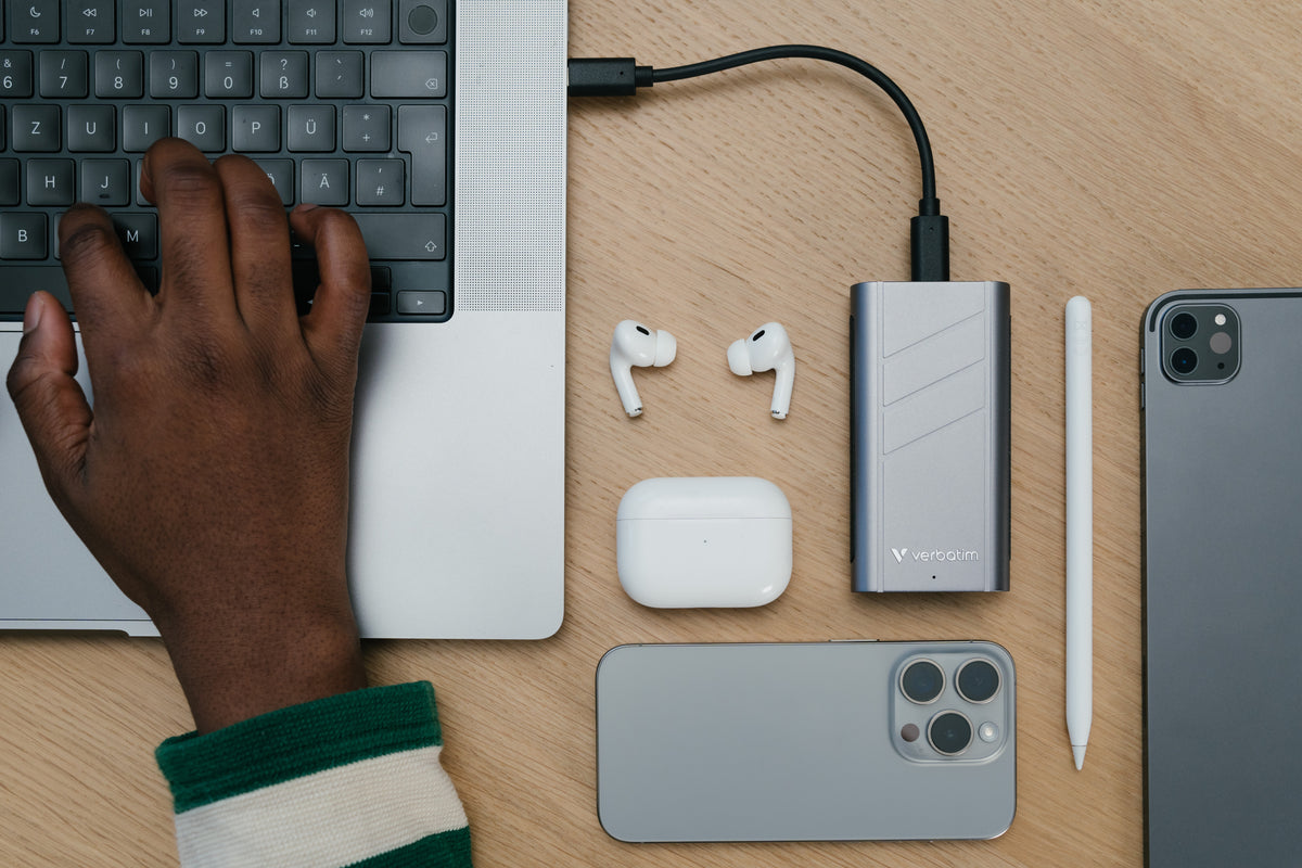 Verbatim TurboMetal SSD USB4 2 To USB Type-C USB4 Gen 2x2 Argent