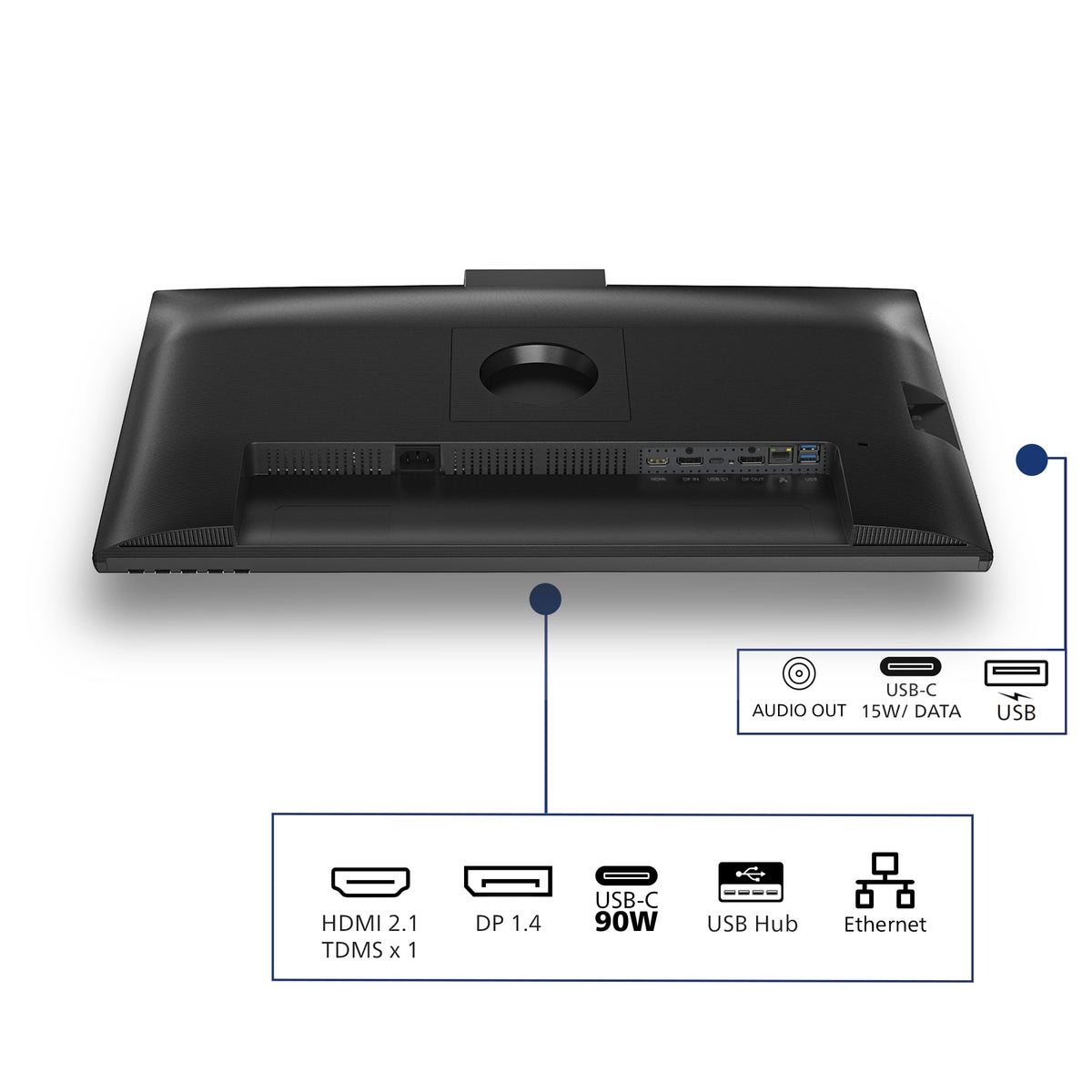 Philips 3000 series 27B2U3601H/00 écran plat de PC 68,6 cm (27") 2560 x 1440 pixels Quad HD LCD Noir