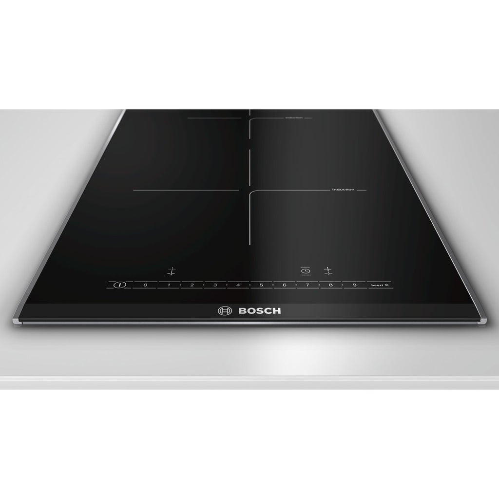 Bosch Bosch PIB375FB1E plaque Noir, Acier inoxydable Intégré Plaque avec zone à induction 2 zone(s)