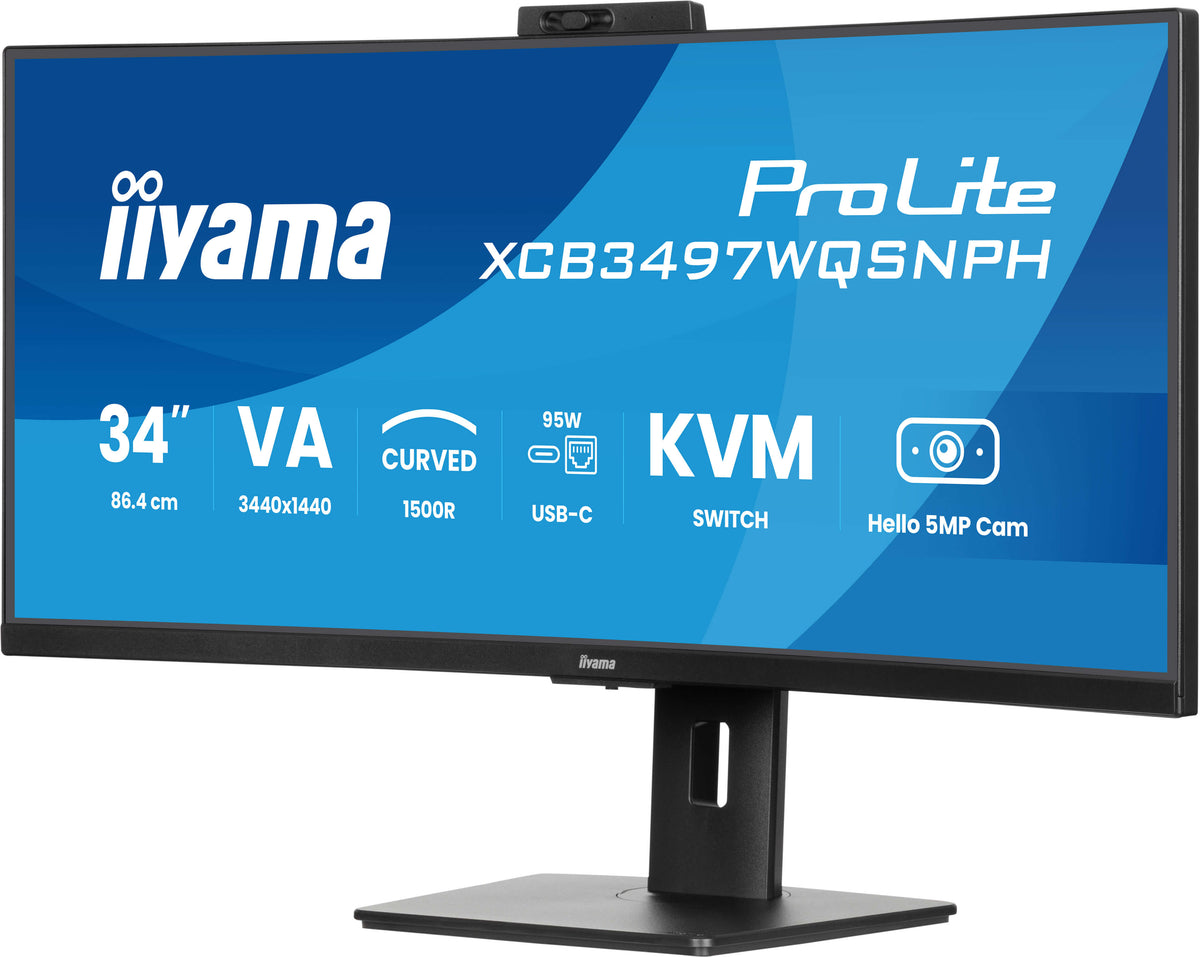 iiyama ProLite XCB3497WQSNPH-B1 Écran PC 34" UltraWide Quad HD LED Noir