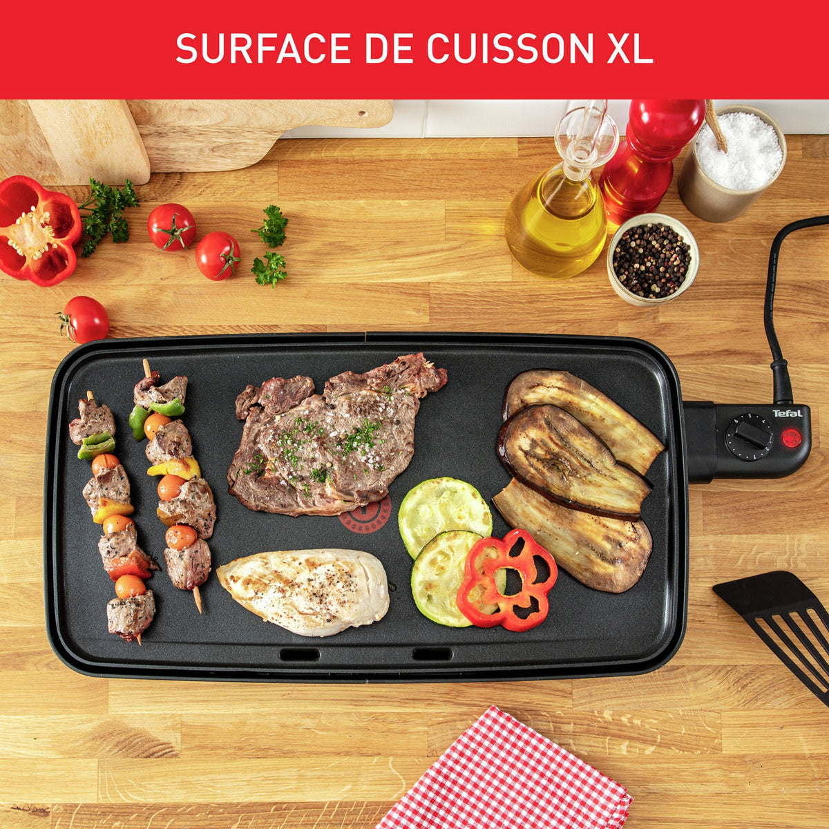 Tefal Plancha électrique Malaga CB503813