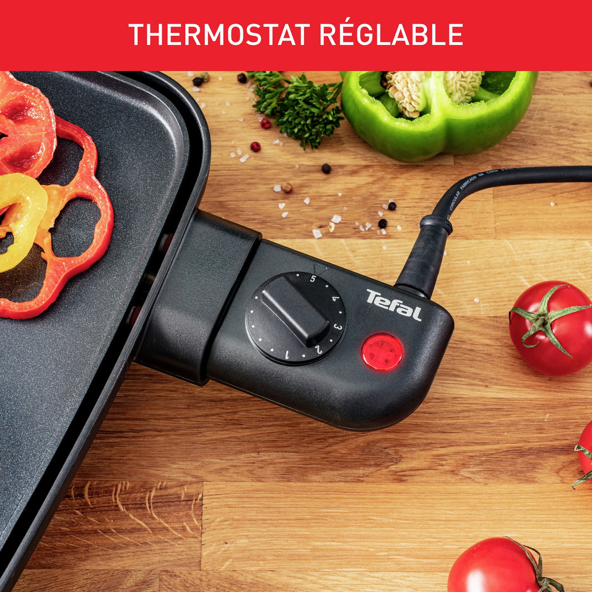 Tefal Plancha électrique Malaga CB503813