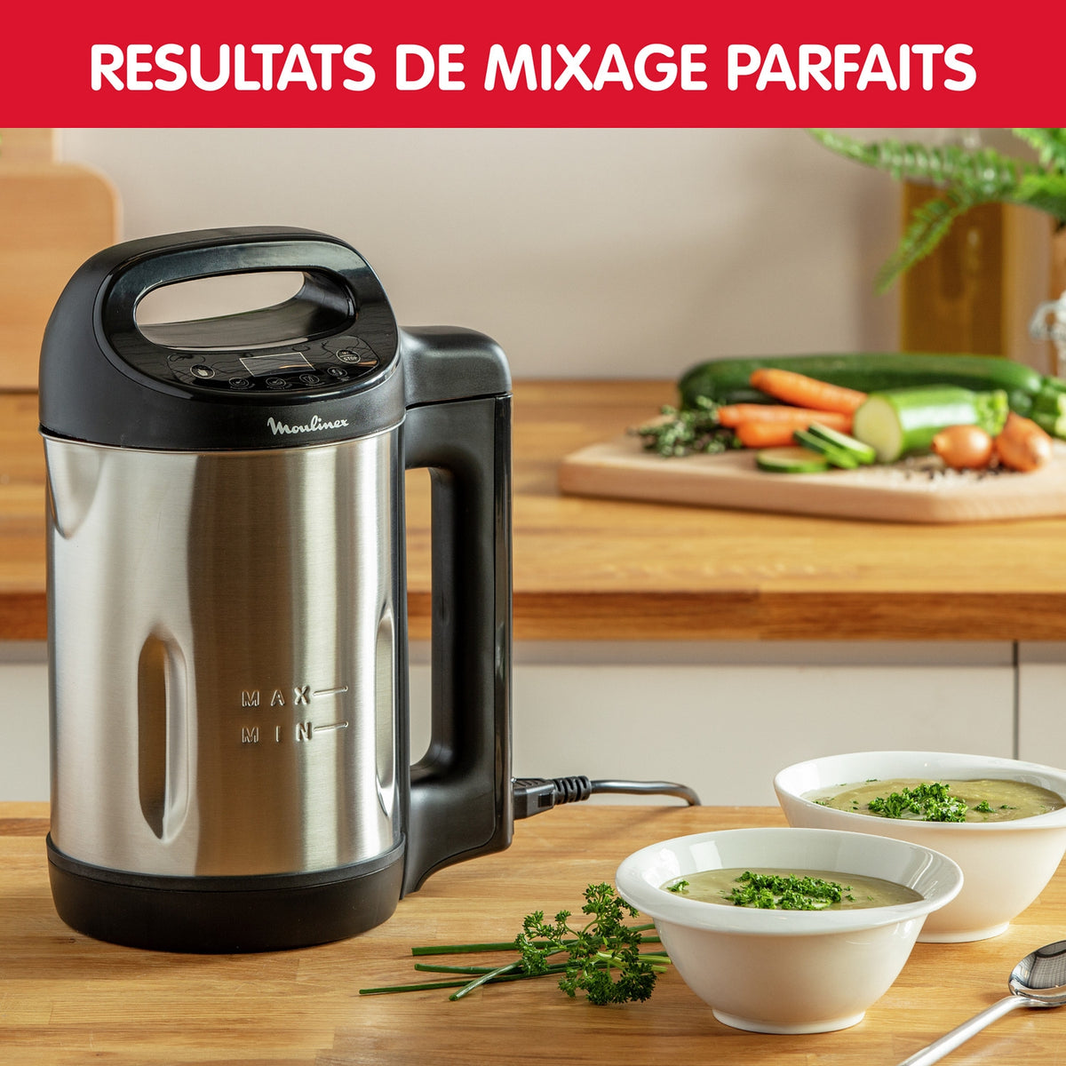 Moulinex Blender chauffant My Daily Soup LM542810