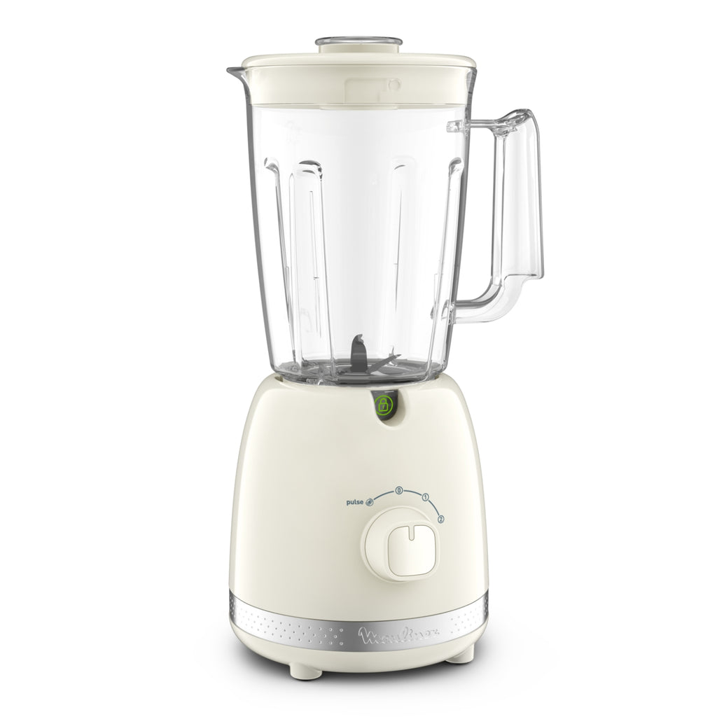 Moulinex Blender Soleil 6 Lames, 2 Vitesses Ivoire LM355A10