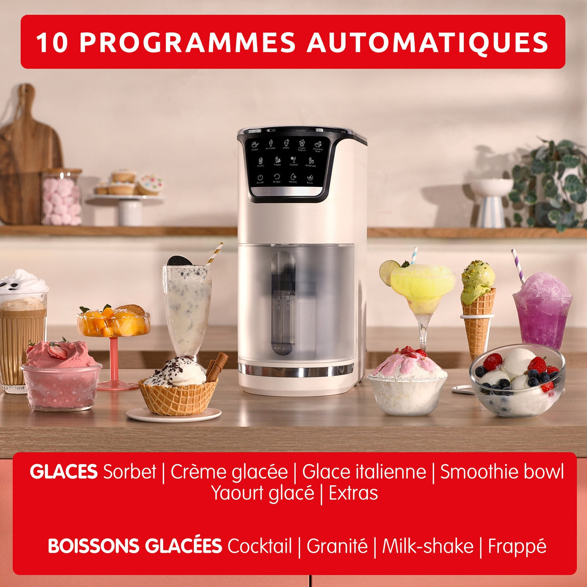 Moulinex Machine à glaces Dolci MJ602AF0