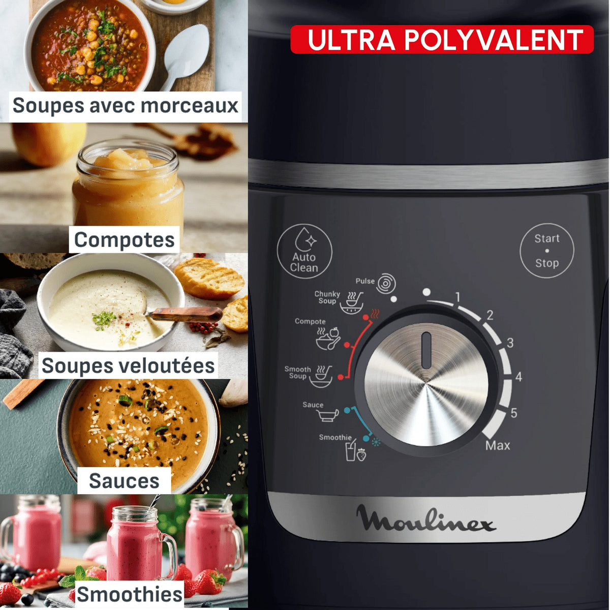 Moulinex Blender chauffant LM5758F0