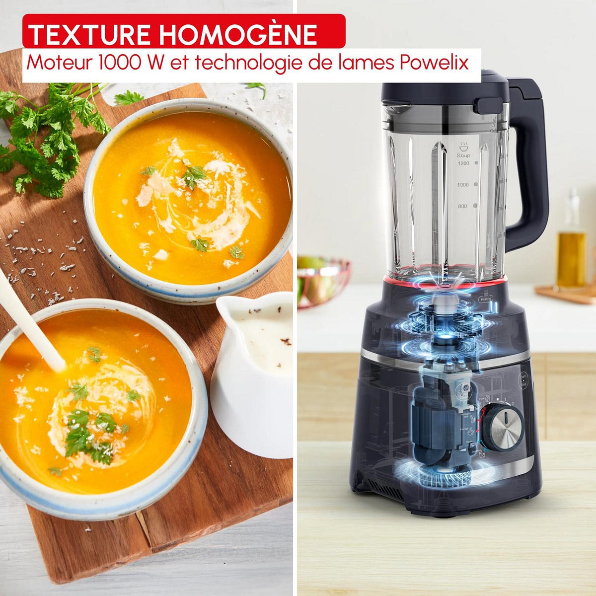 Moulinex Blender chauffant LM5758F0