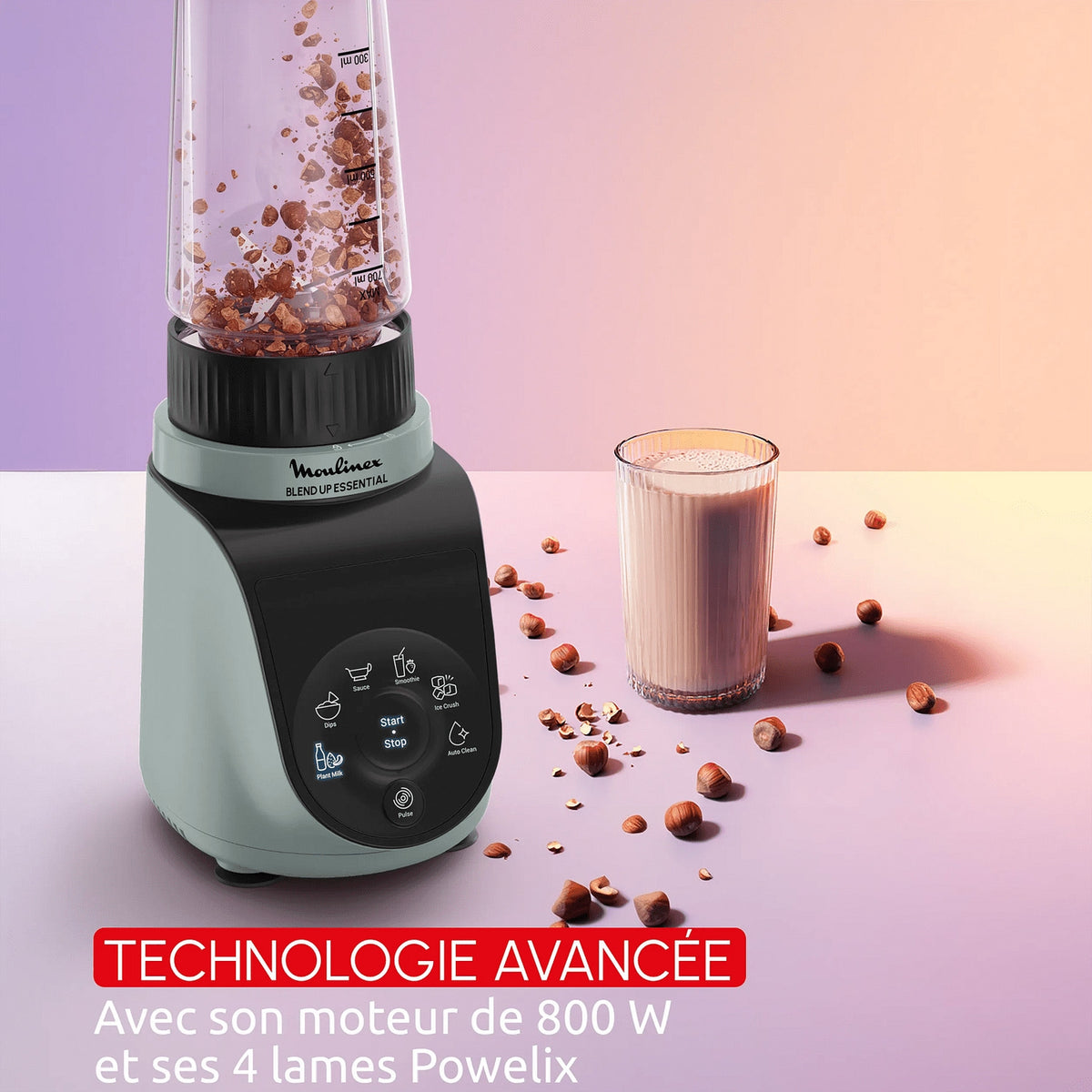 Moulinex Mini blender 6 programmes - 800 W - LM1E04F0