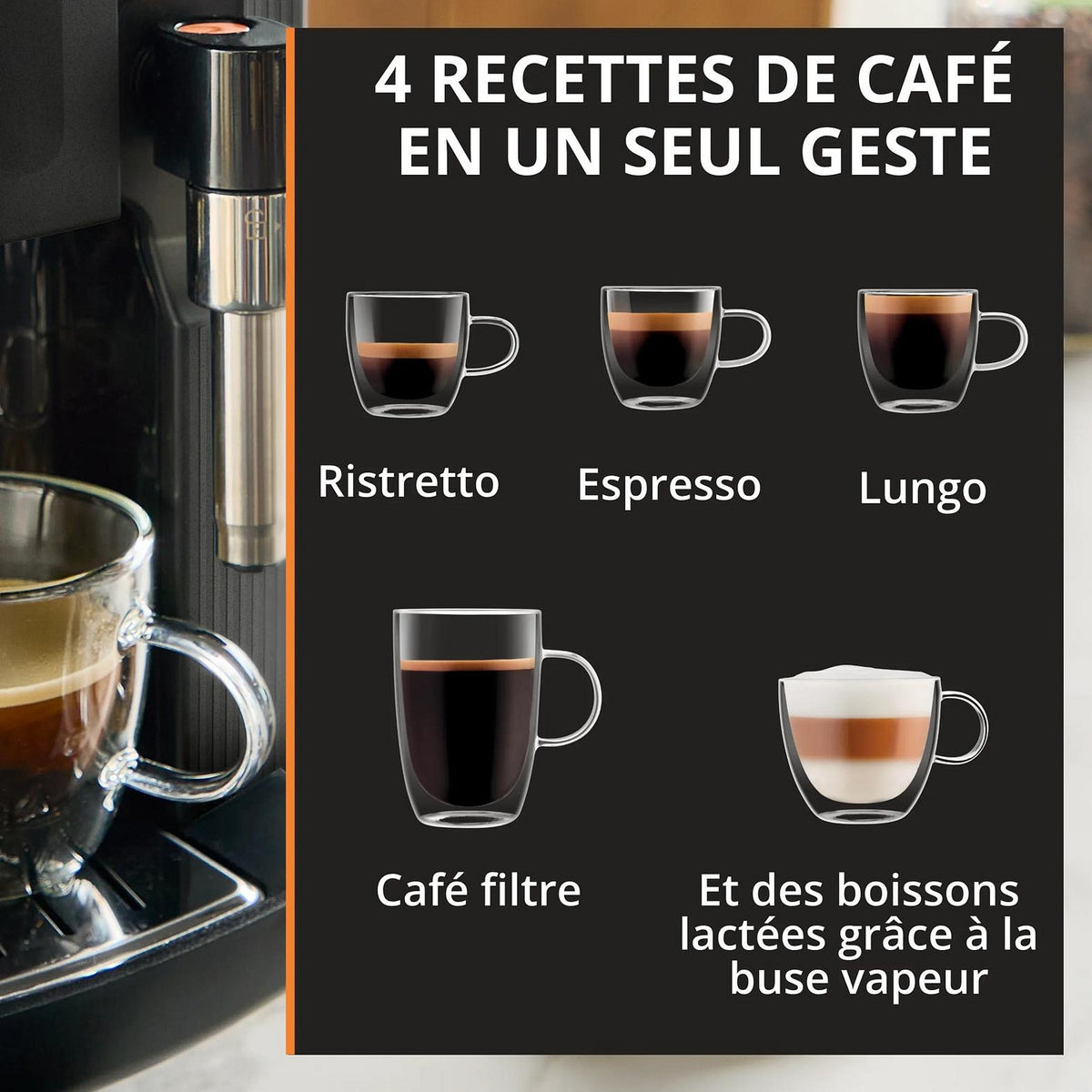 Krups Machine à café Serenity EA4008E0