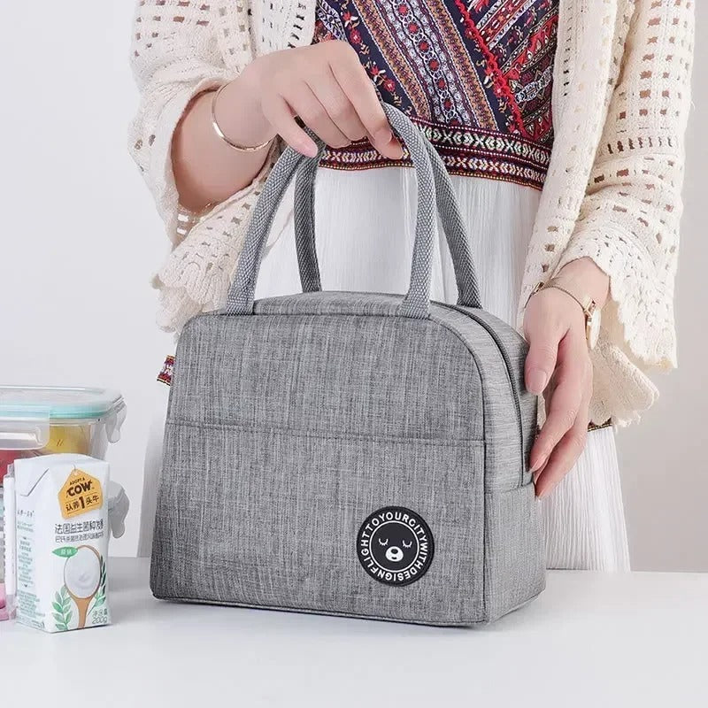 TORBA TERMICZNA ŚNIADANIOWA IZOLACYJNA NA JEDZENIE PIKNIK PLAŻĘ LUNCH BOX