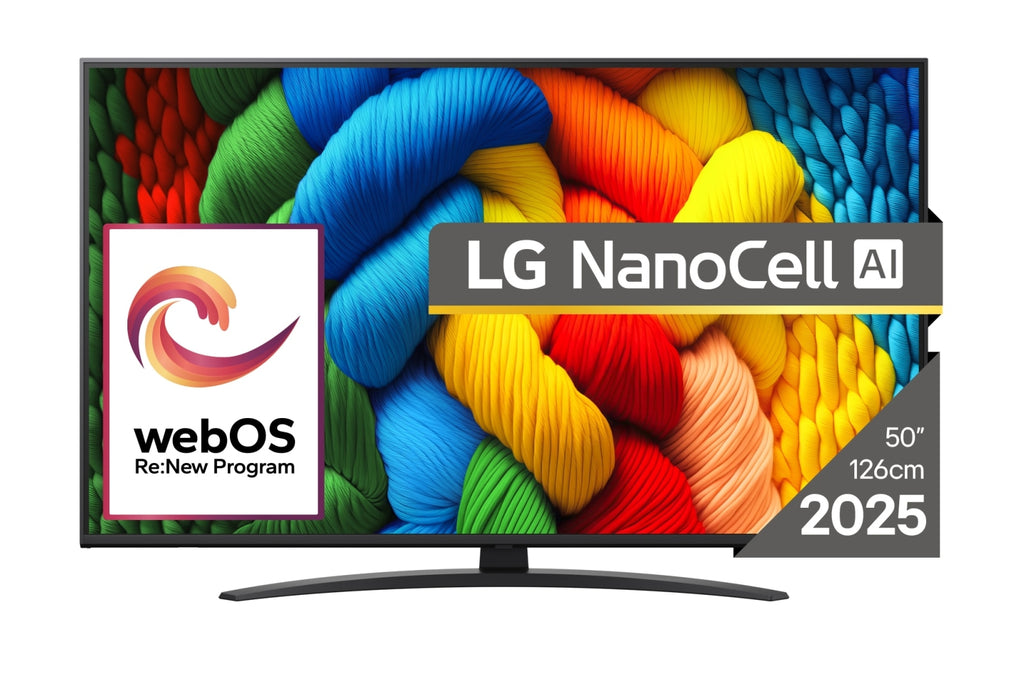 LG NanoCell AI 50NANO81A3A TV 127 cm (50") 4K Ultra HD Smart TV Wifi Noir