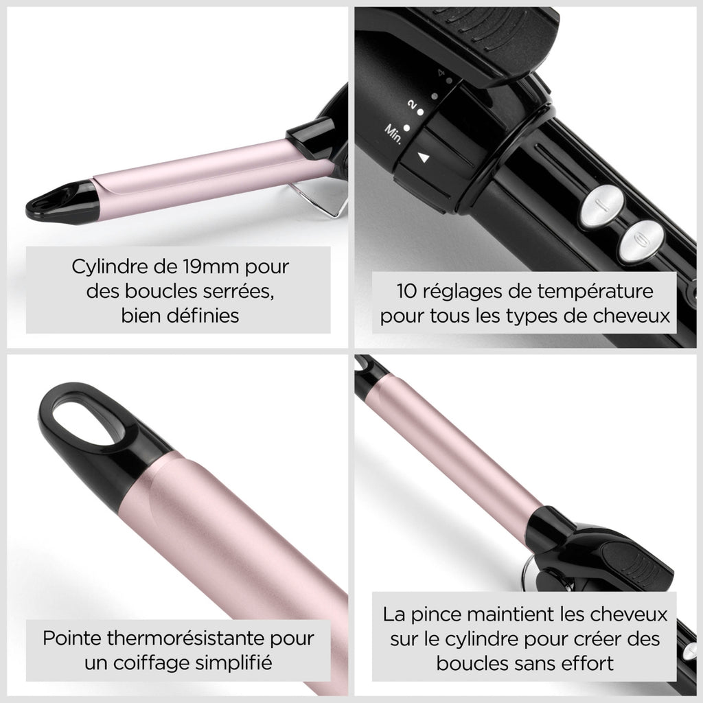 Babyliss Boucleur 19 mm Curling Tong - C319E
