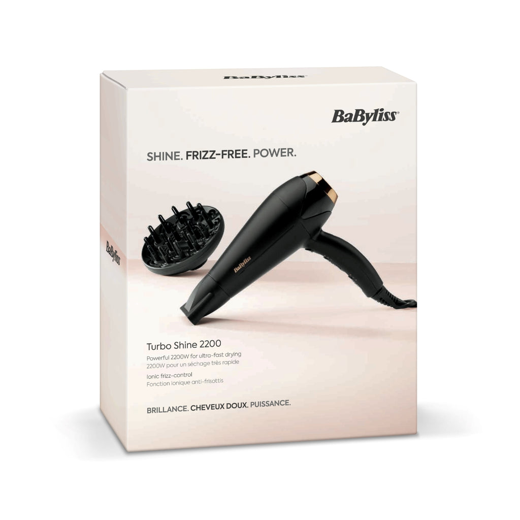 Babyliss Sèche cheveux Turb Shine 2200W - D570DE
