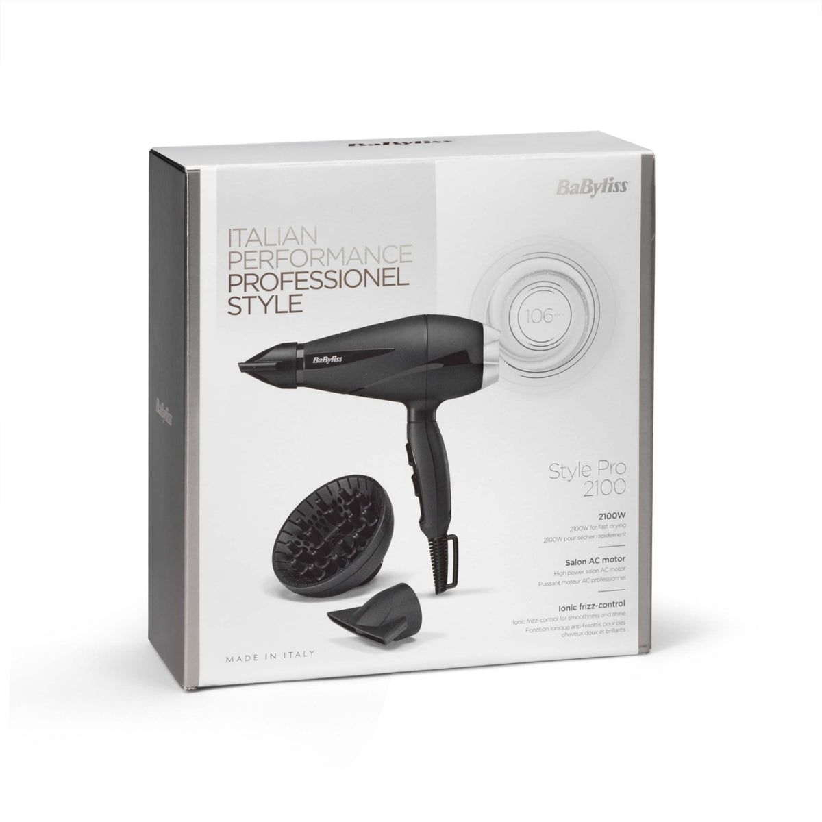 Babyliss Sèche-cheveux Turbo Pro 2100 - 6710DE