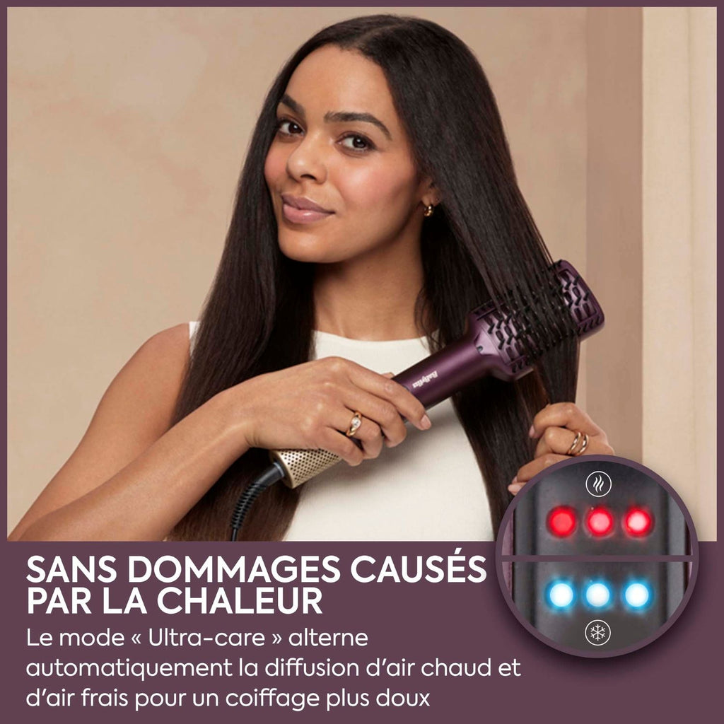 Babyliss Brosse Lissante Air Power Smooth 900W AS6400E - Violet