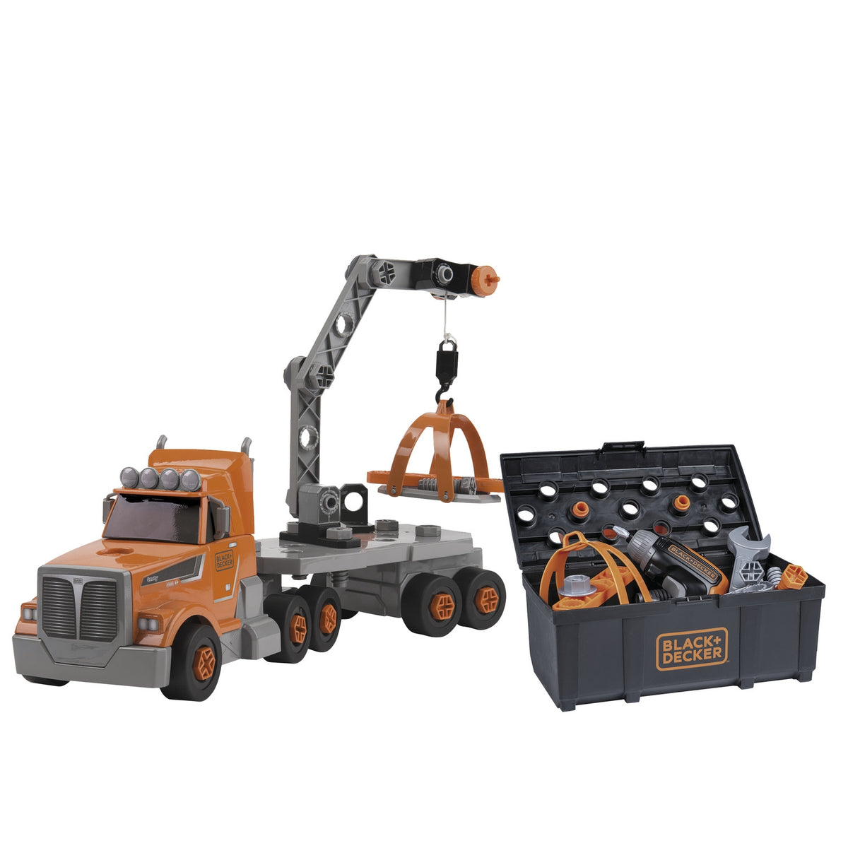 Smoby Black & Decker camion de bricolage + outils