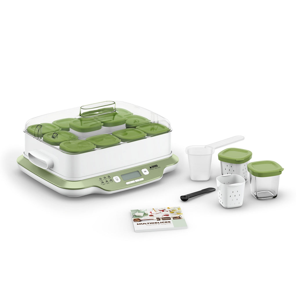 SEB Yaourtière Multi Delices Express & Vegetal - 12 Pots - YG661310