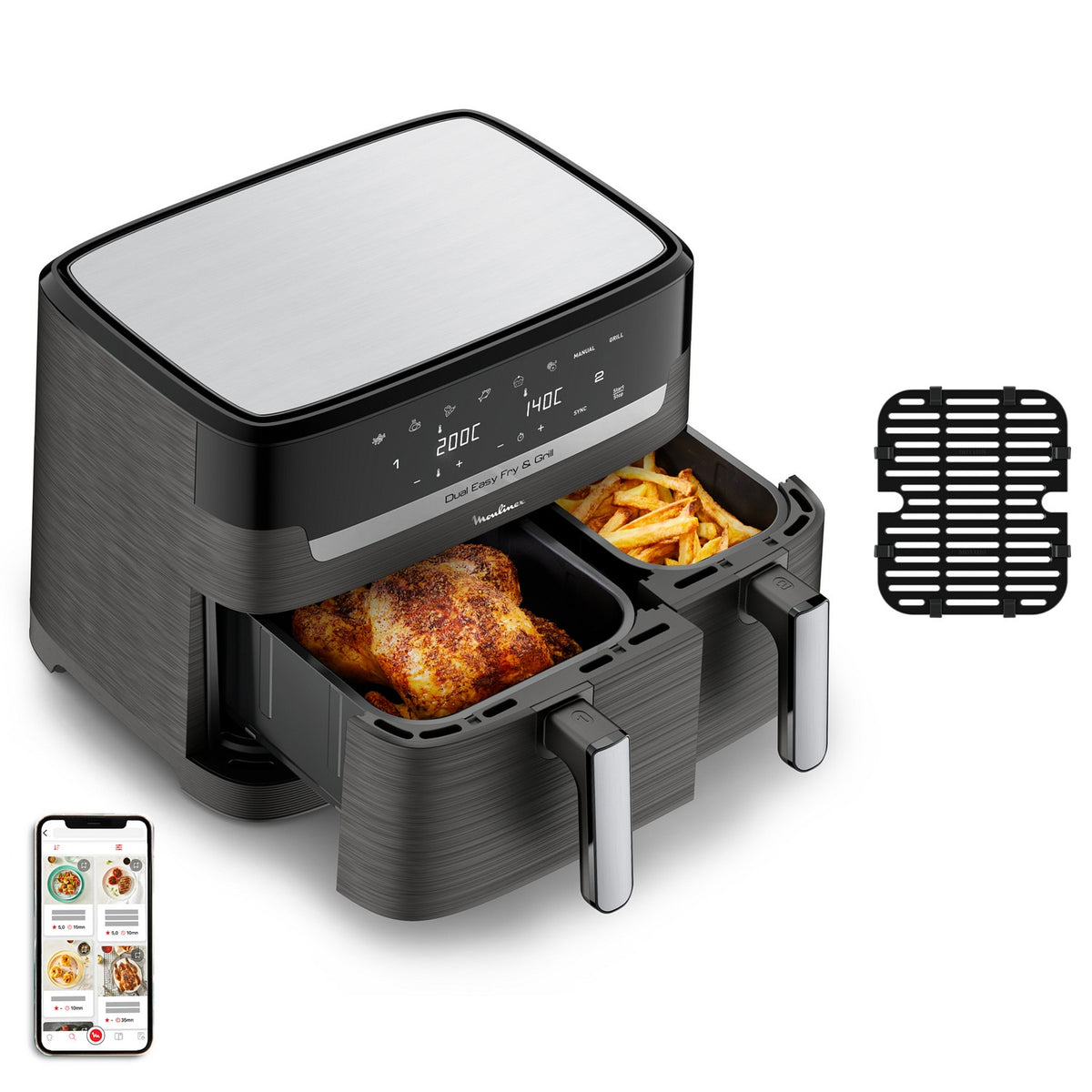 Moulinex Friteuse sans huile Airfryer 8,3 L EZ905B20