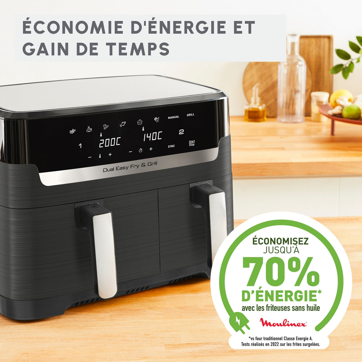 Moulinex Friteuse sans huile Airfryer 8,3 L EZ905B20
