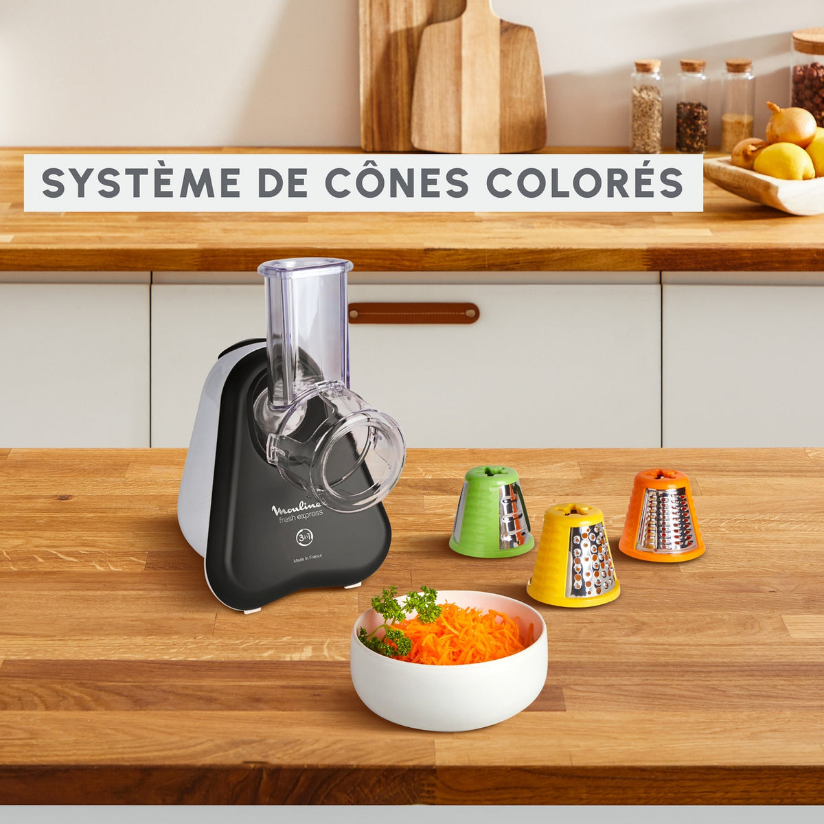 Moulinex Découpe légume Fresh Express