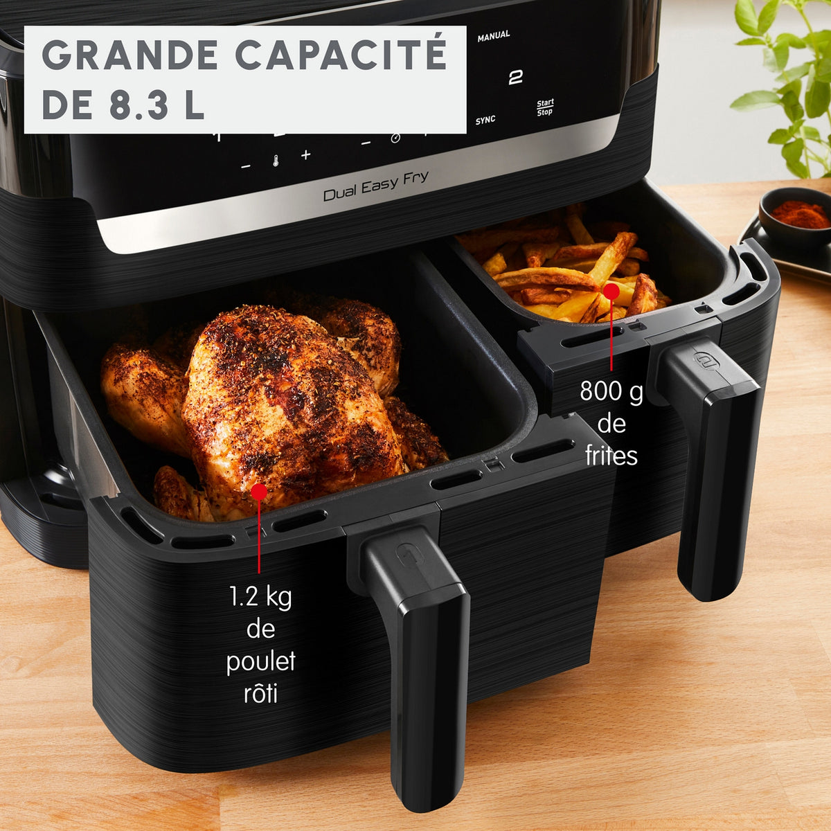 Moulinex Friteuse sans huile 8,3 L EZ901N20