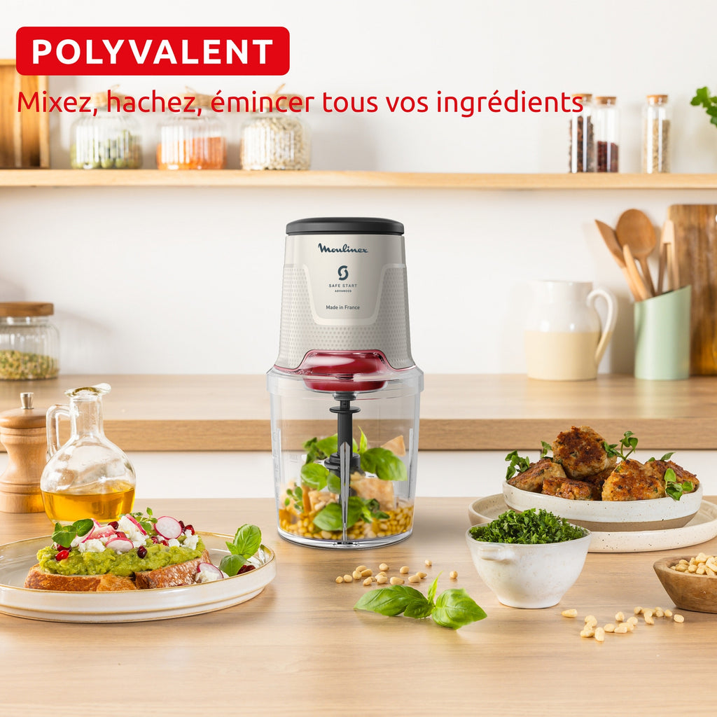 Moulinex Mini hachoir AT740BF1 - Blanc