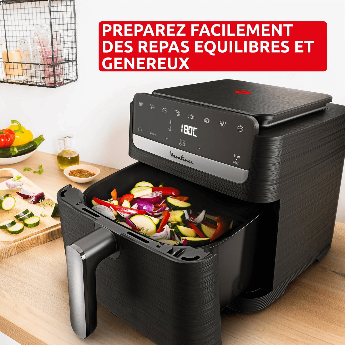Moulinex Friteuse sans huile Airfryer 7L EZ8618F0