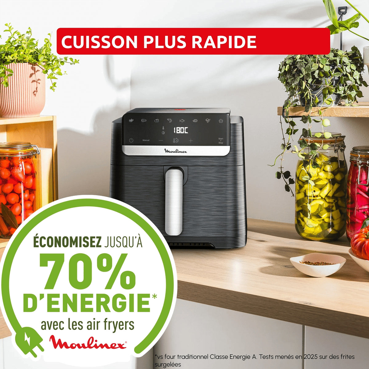 Moulinex Friteuse sans huile Airfryer 7L EZ8618F0