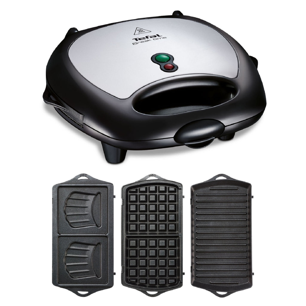 Tefal Appareil à Gaufre Multifonction 3 plaques Amovibles Grill SW614831