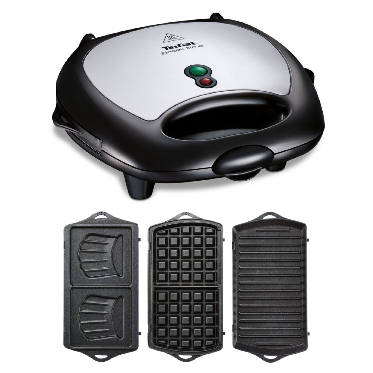 Tefal Appareil à Gaufre Multifonction 3 plaques Amovibles Grill SW614831