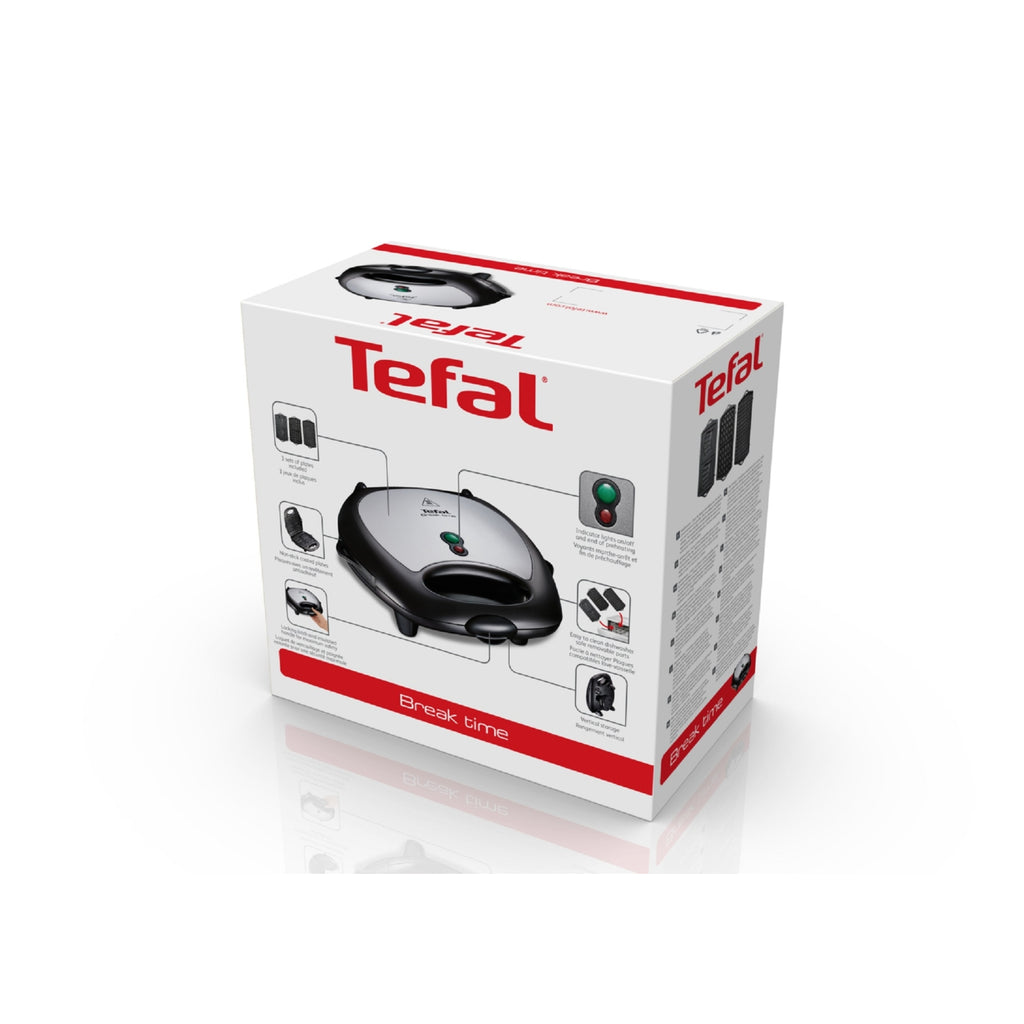 Tefal Appareil à Gaufre Multifonction 3 plaques Amovibles Grill SW614831