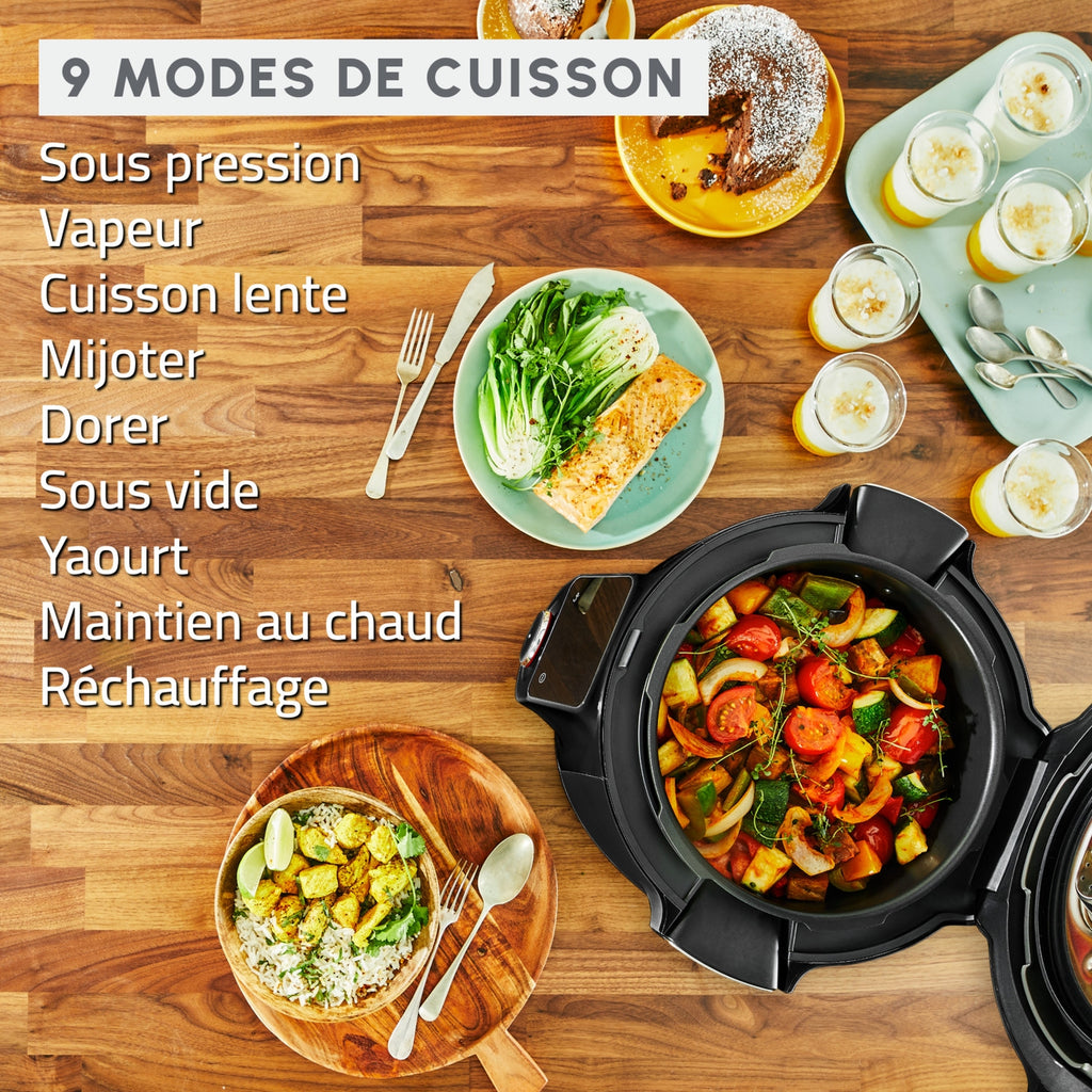 Moulinex Multicuiseur Cookeo Wifi 9-en-1 CE952810