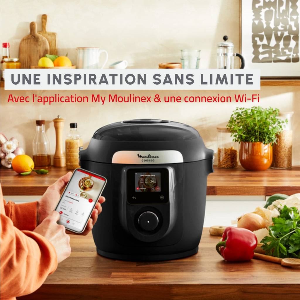 Moulinex Multicuiseur Cookeo Wifi 9-en-1 CE952810