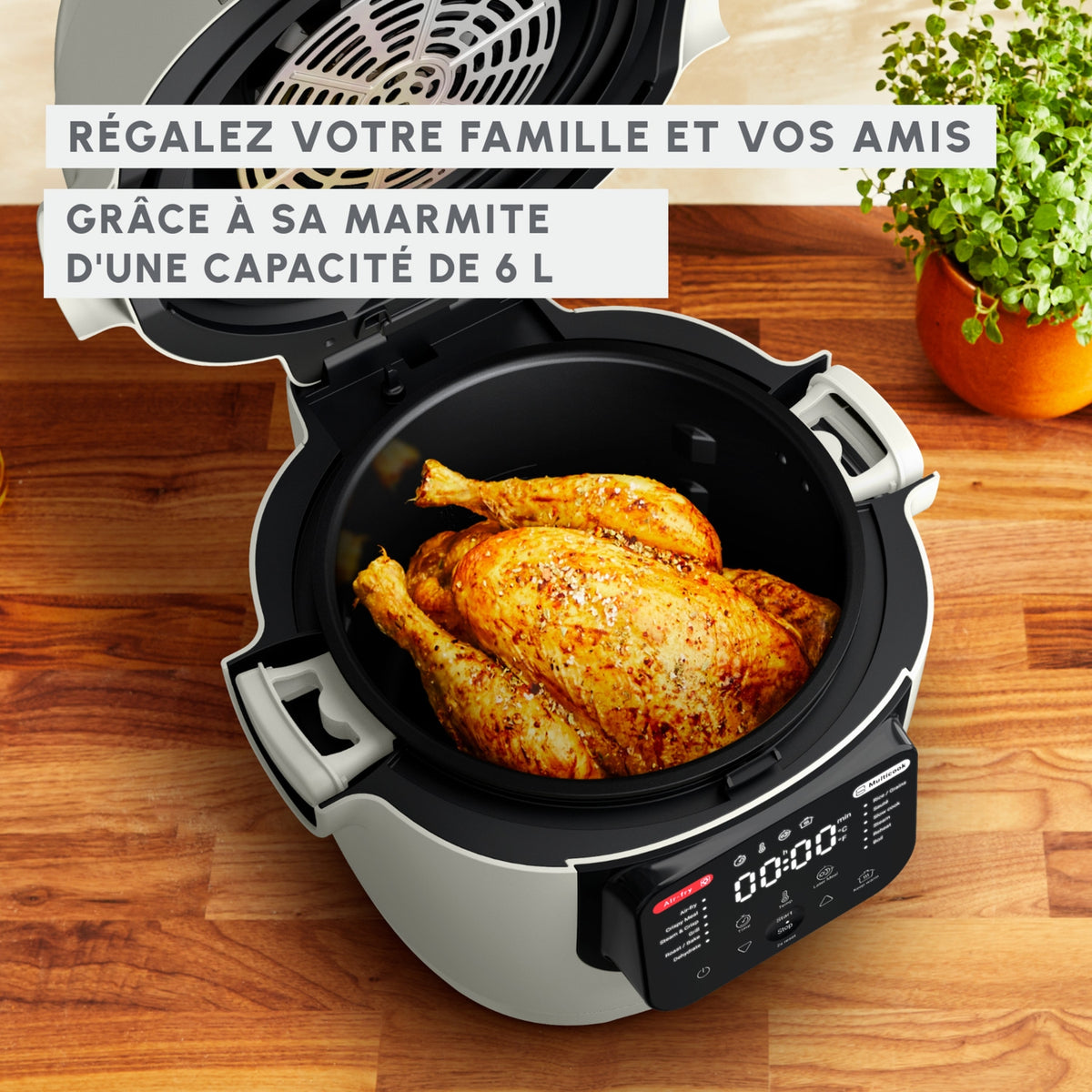 Moulinex Multicuiseur Airfryer Multicook & Fry MZ7301F0