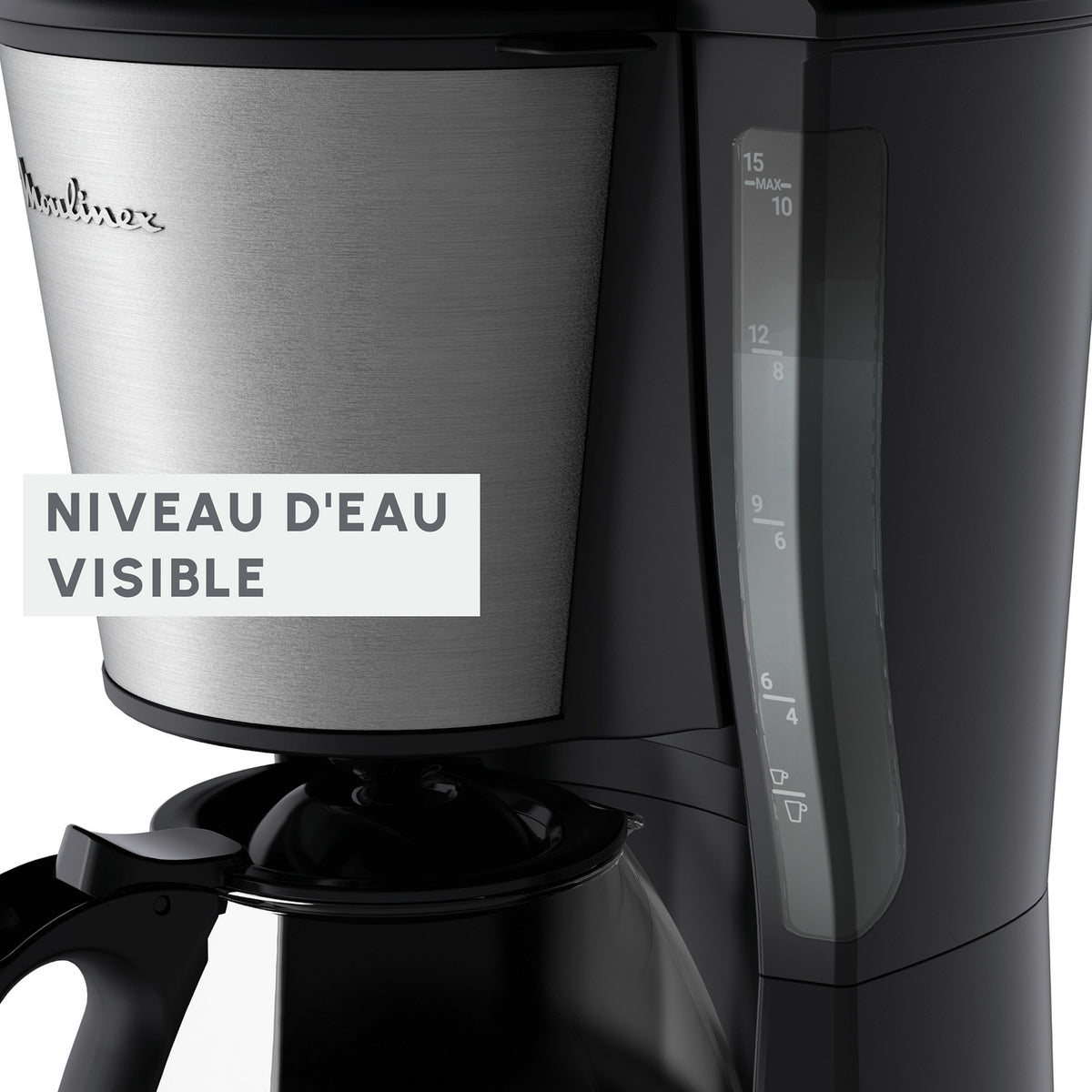 Moulinex Cafetière filtre Subito FG5S0DE0 noir