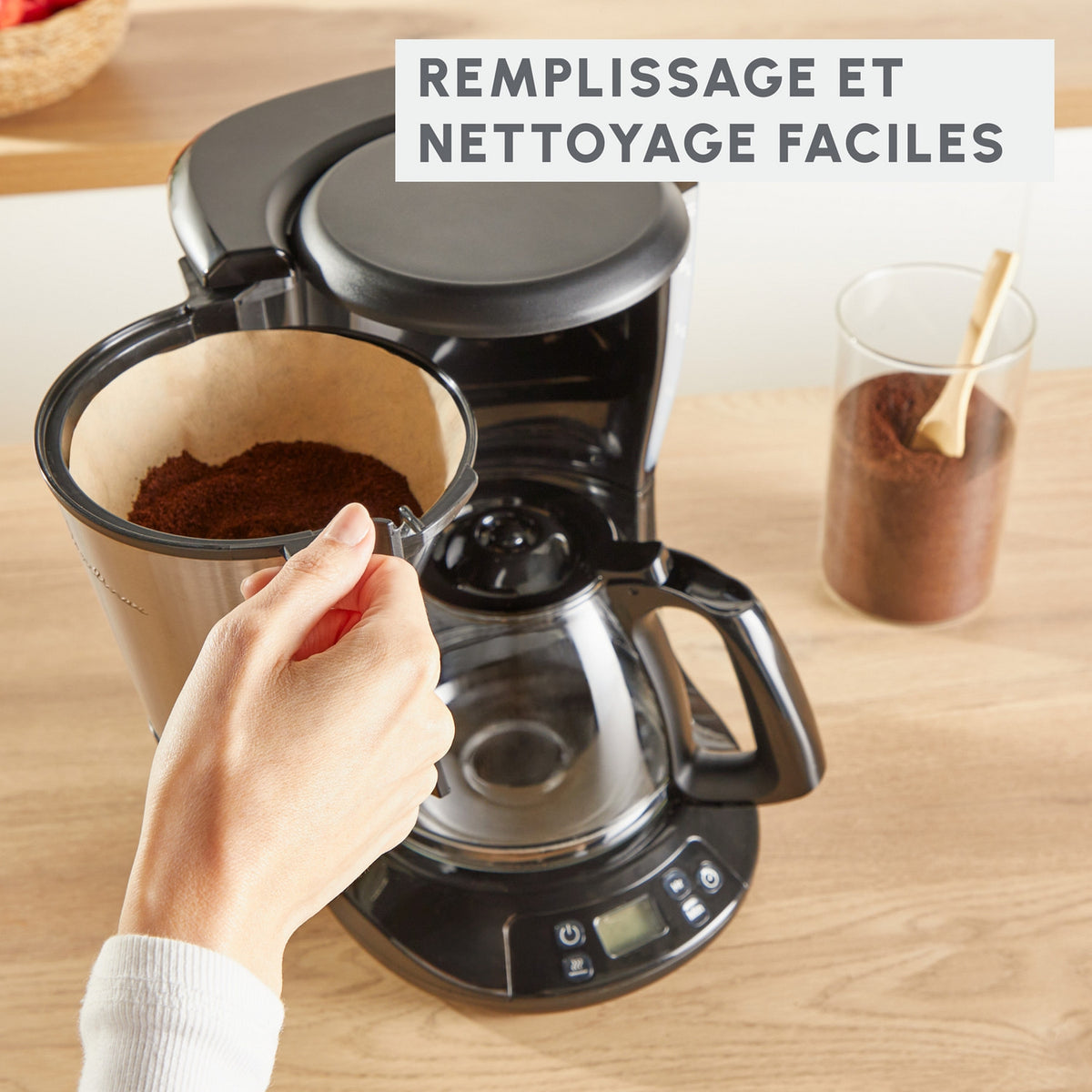 Moulinex Cafetière filtre FG5S2DE0 Noir
