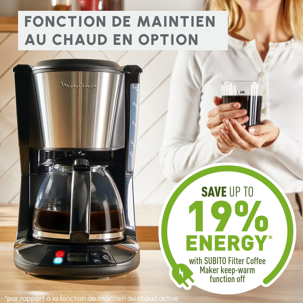 Moulinex Cafetière filtre FG5S2DE0 Noir