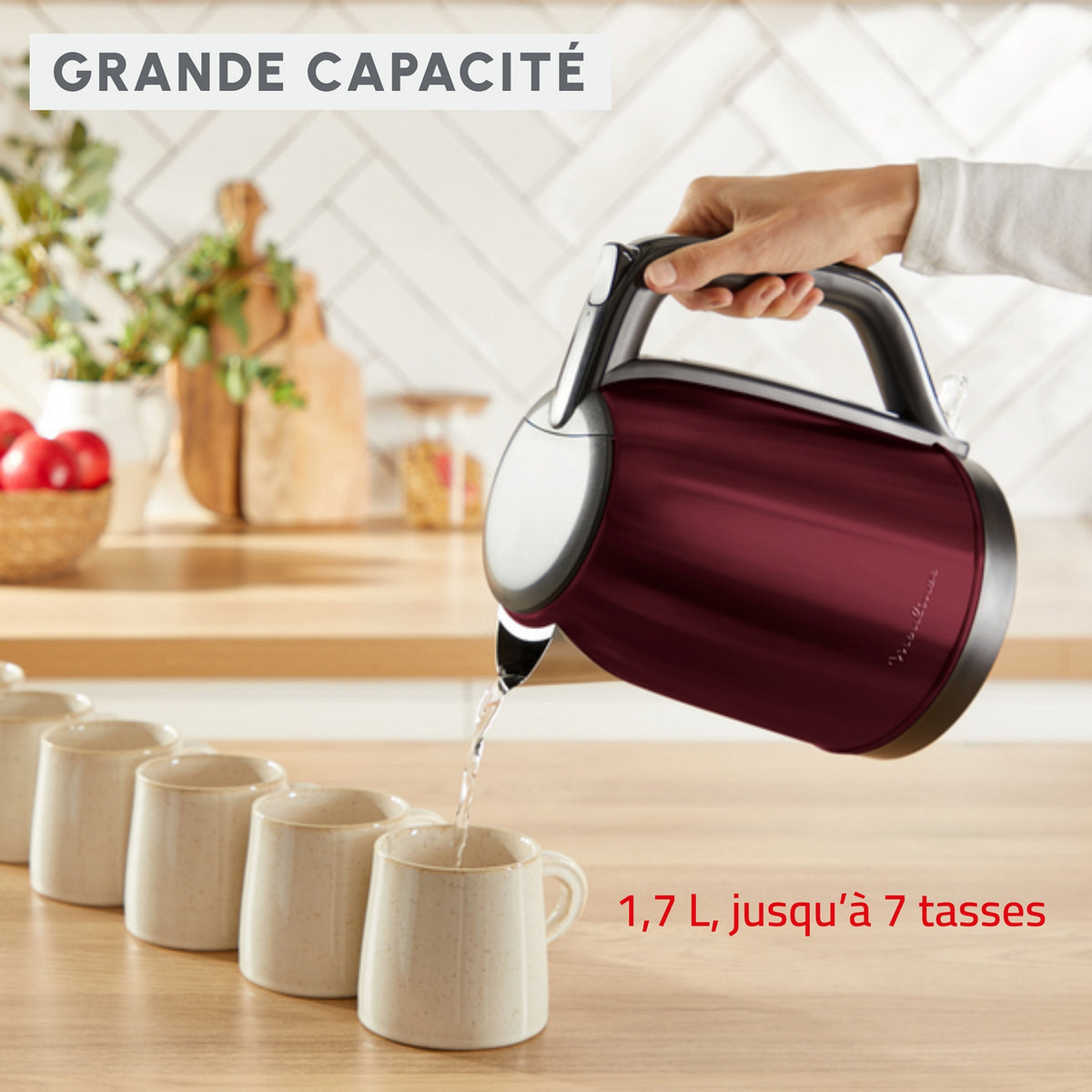 Moulinex Bouilloire sans-fil 1,7L 2400w Tanin
